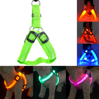 Rechargeable LED Nylon Pet Harness