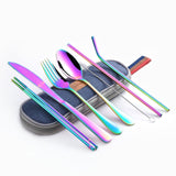 Reusable Silverware with Portable Case