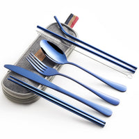 Reusable Silverware with Portable Case