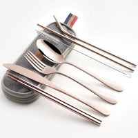 Reusable Silverware with Portable Case