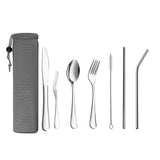 Reusable Silverware with Portable Case