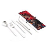 Reusable Silverware with Portable Case