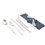 Reusable Silverware with Portable Case