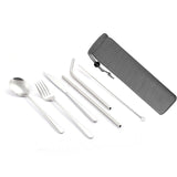 Reusable Silverware with Portable Case