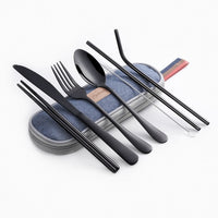 Reusable Silverware with Portable Case