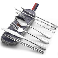 Reusable Silverware with Portable Case