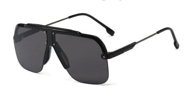 Semi-Frameless Square Sunglasses