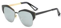 Semi-Frameless Round Sunglasses