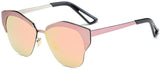 Semi-Frameless Round Sunglasses