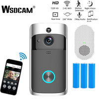 Smart Wireless Wif Doorbell with Camera and Intercom