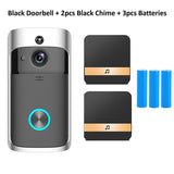 Smart Wireless Wif Doorbell with Camera and Intercom