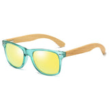 Square Wooden Polarized Sunglasses